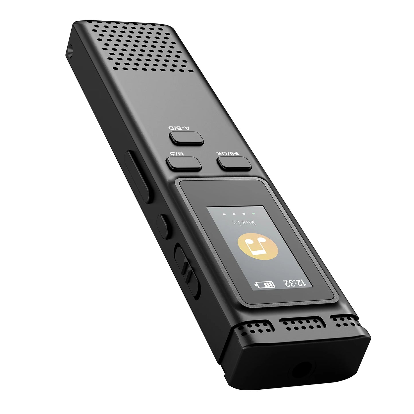 64GB/16GB/8GB Digital Voice Recorder Voice Activated Audio Recording Noise Reduction with Playback MP3 Music Player 288hrs