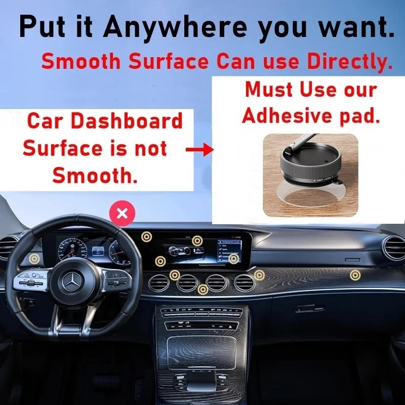 Vacuum Magnetic Car Phone Holder Foldable Suction Cup Kitchen Mirro Gym Bath Shower for Iphone 16 15 14 13 12 11 Pro Max Samsung