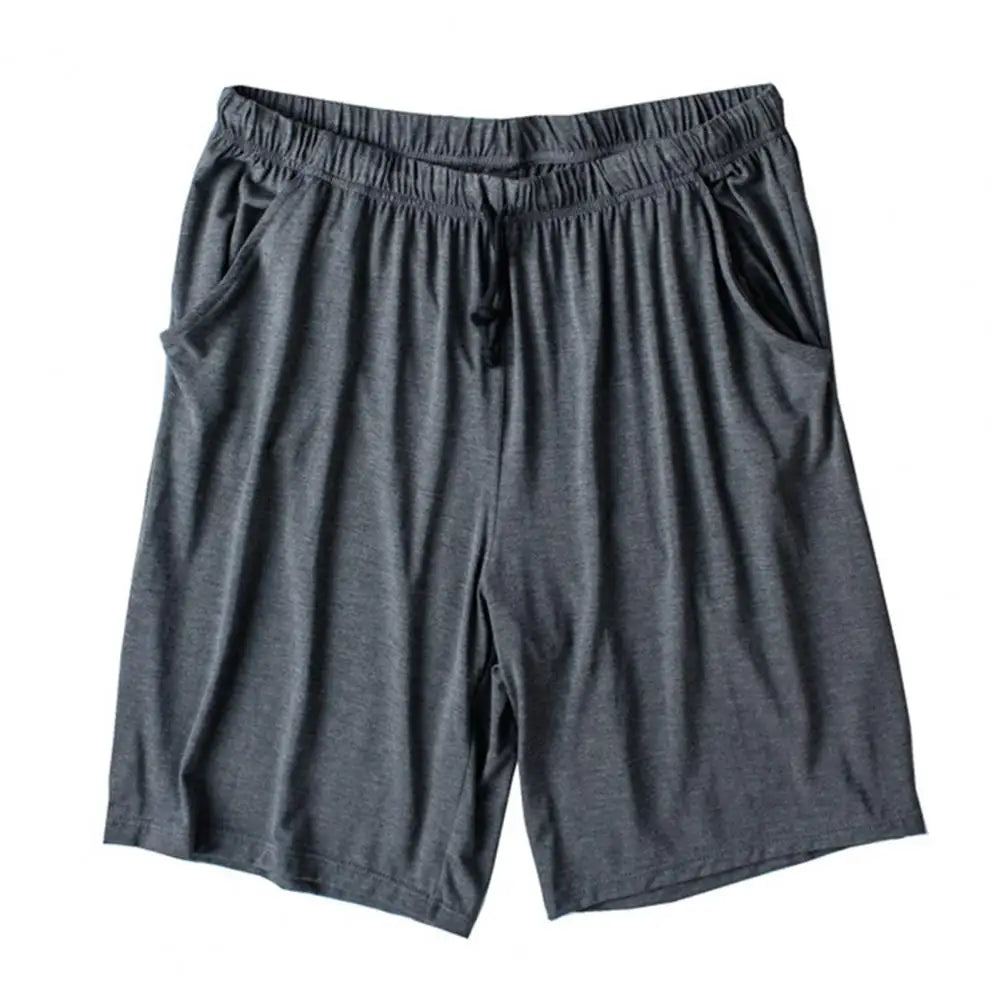Men Silky Shorts Modal Summer Men Pajama Shorts Stay Cool Comfortable Men Shorts All-match Drawstring Shorts Men Accessories