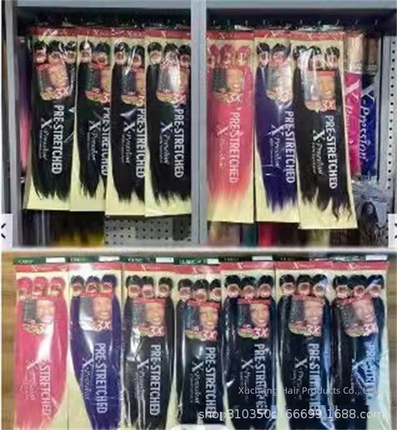 Ez Dirty Braid 3-pack 26-inch 270g Low-temperature Silk African American European Large Braids Easy Braid Hair