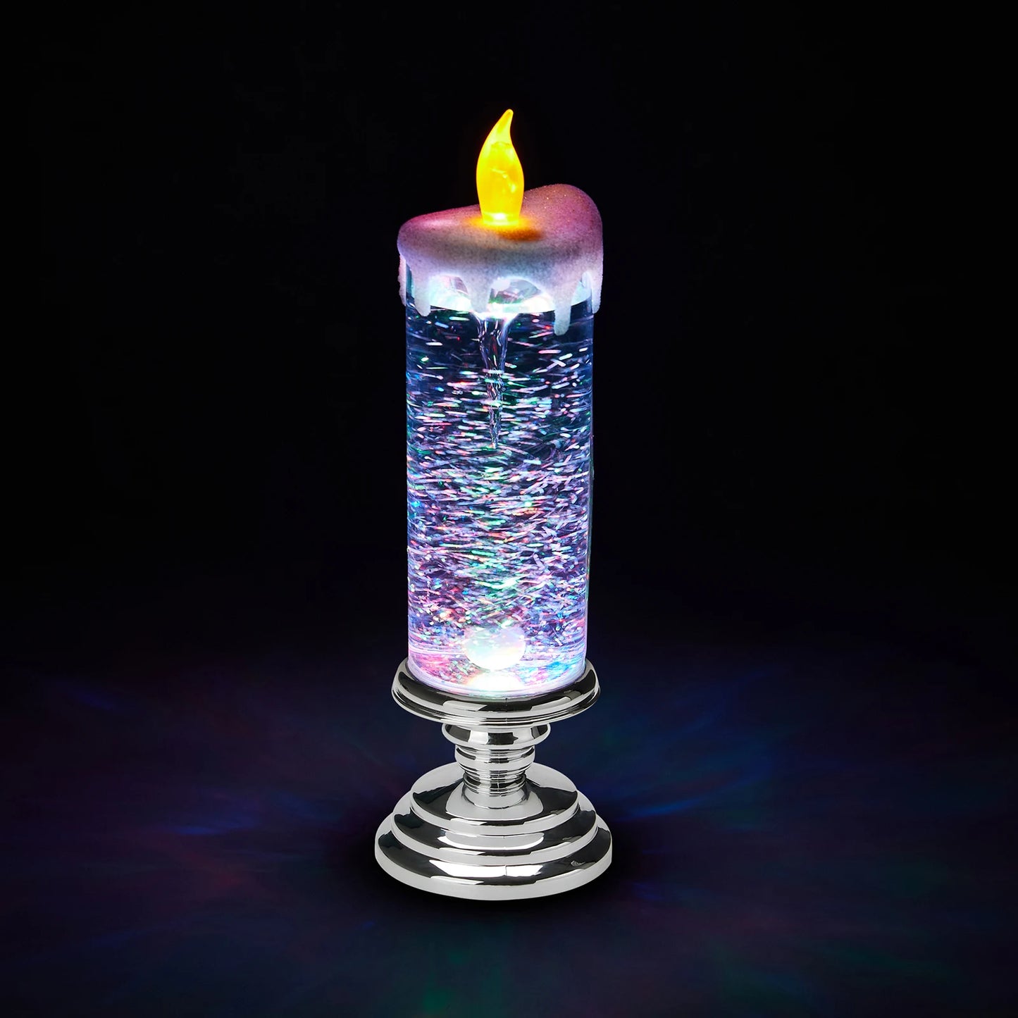 Christmas LED Candle Light Flameless Desktop Lamp Decor Gift for Festival Celebration Party