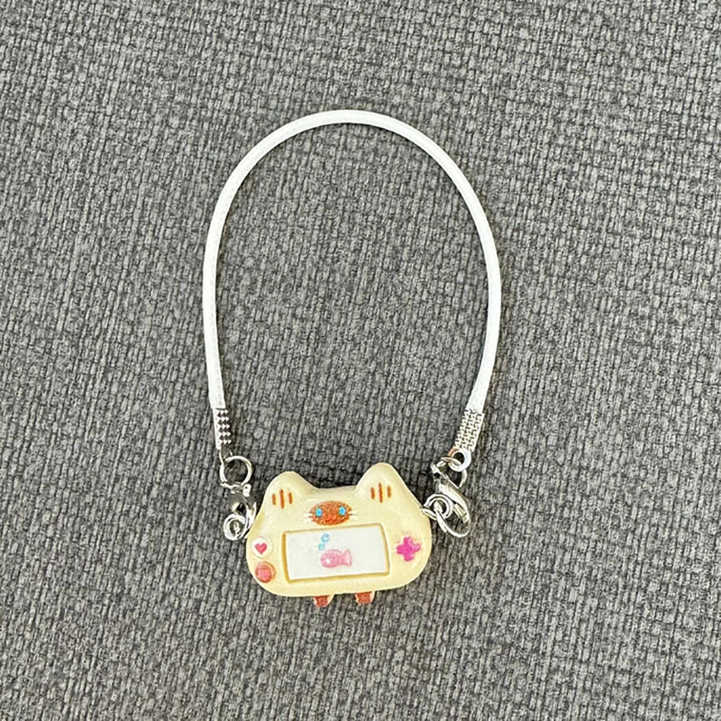 Creative Mini Simulation Games Console Pendant Cartoon Dress Up Toy Dollhouse Decoration Accessories For Doll Neck Ornament