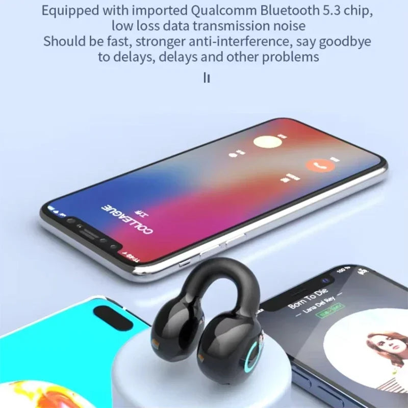 Xiaomi Bluetooth 5.3 Wireless Ear Clip Earphones HiFi Stereo Noise Cancelling Earphones Long Battery Life Waterproof Earphones