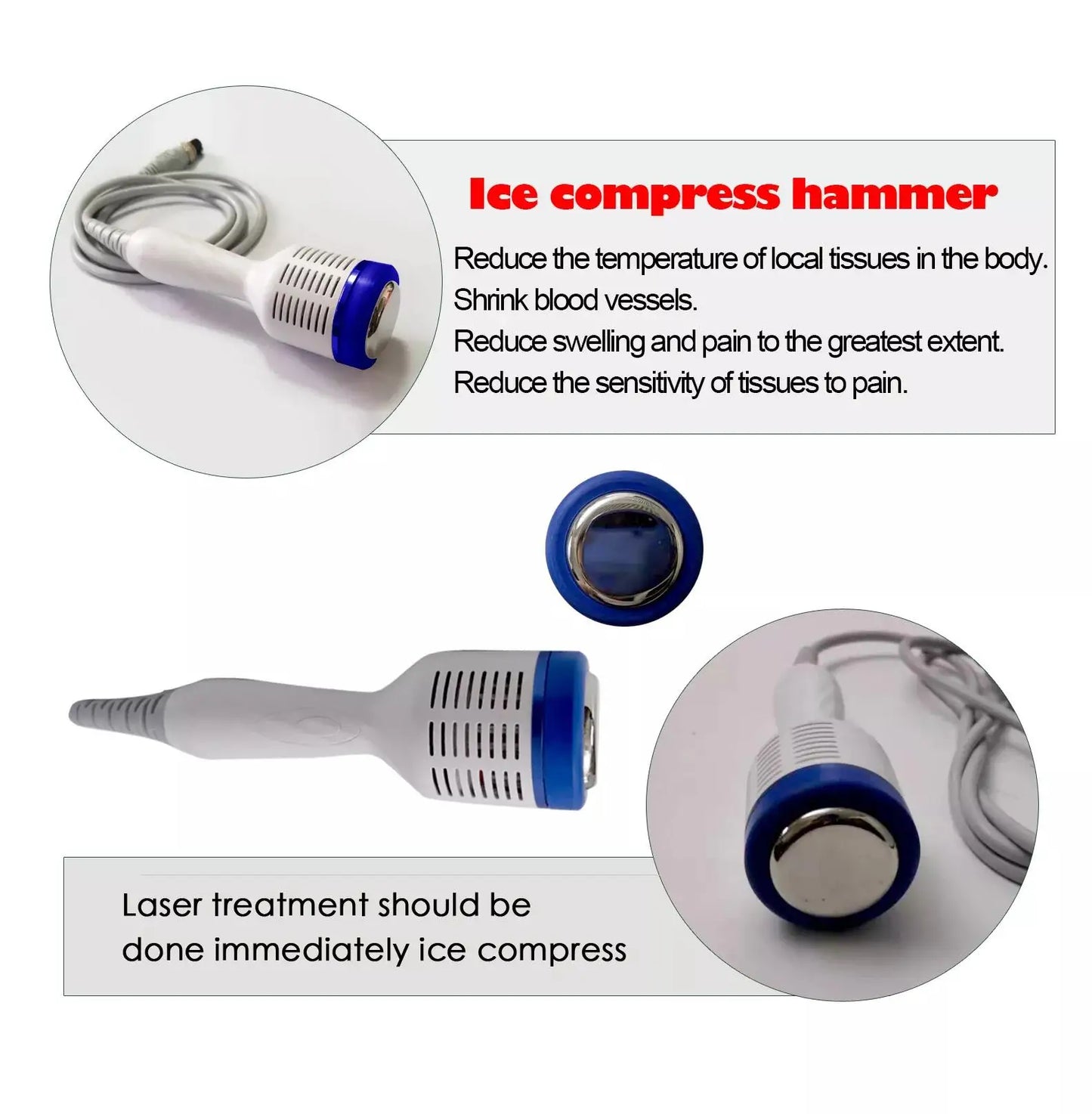 980Nm Laser Diode Vascular Spider Varicose Vein Removal Machine Treatment Fungi Physiotherapy