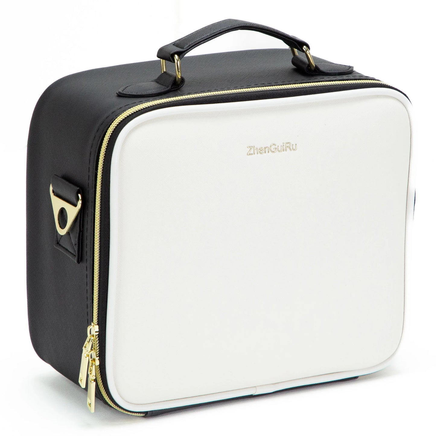 PU Leather Makeup Bag with Mirror 2024 New Leather Multi-Functional Women Cosmetic Case Large Capacity Water-resistant Bag