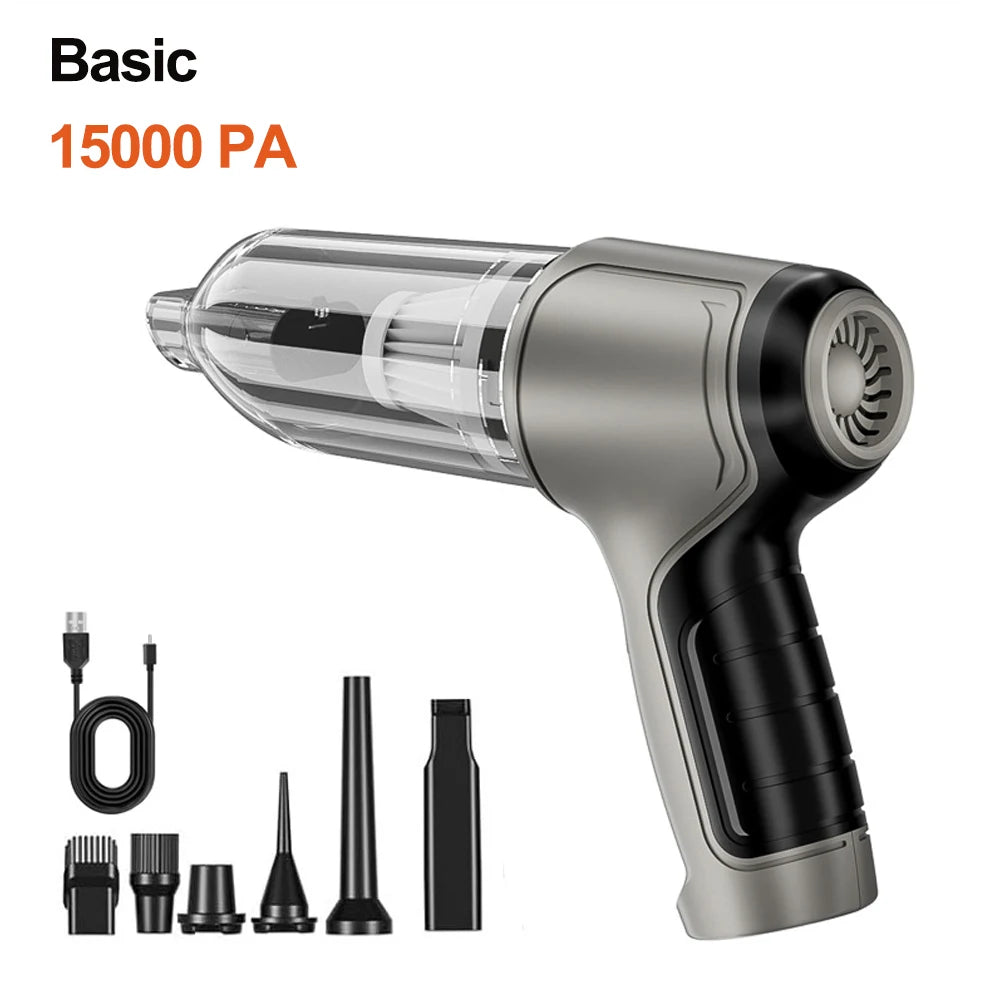 Car Vacuum Cleaner 95000PA High Power 3in1 Handheld Vacuum Cleaner Portable Cordless Vacuum Cleaner for Car Office Home Cleaning
