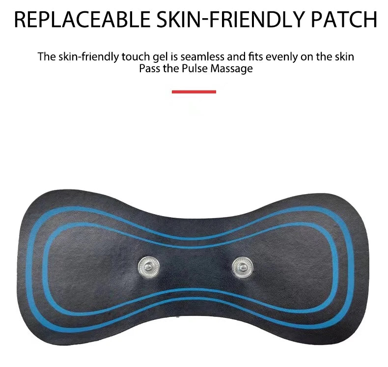 Tens Massager Electrode Pads For EMS Neck Massager Gel Patch Accessories Trainer Exerciser Replacement Muscle Stimulator Sticker