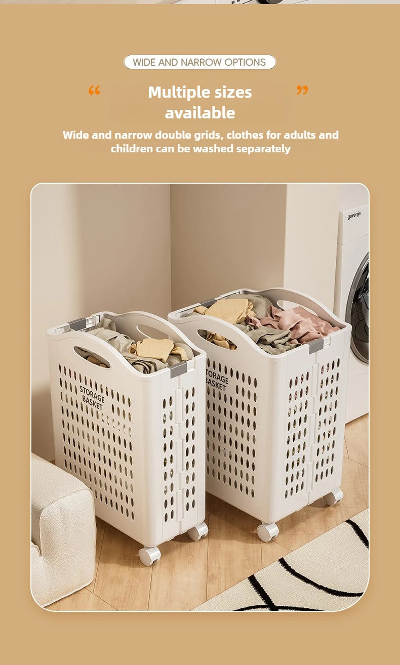 Household foldable dirty clothes basket, dirty clothes storage basket, laundry basket, large capacity, not taking up much space