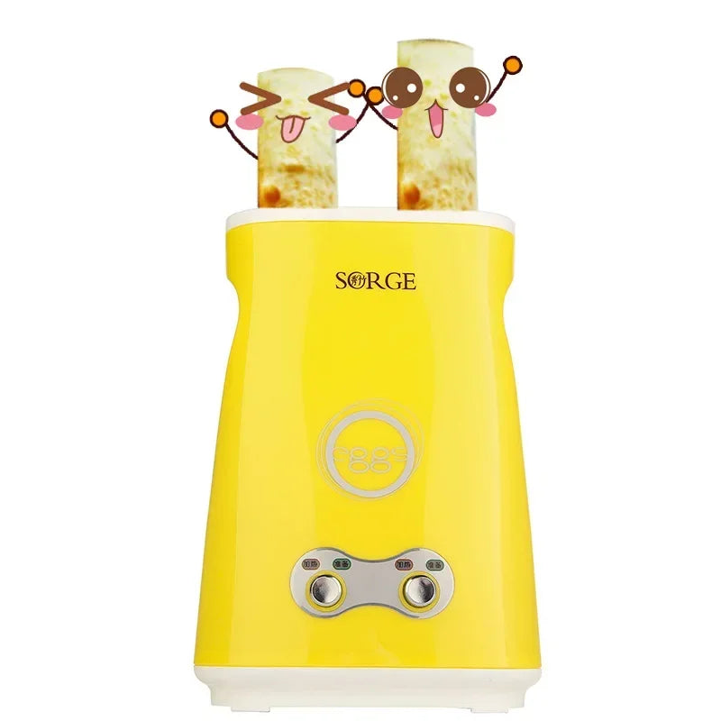 Automatic Rising Electric Egg Roll Maker Cup Breakfast Single/Double Omelette Master Fried Eggs Sausage Roller Boiler Machine EU