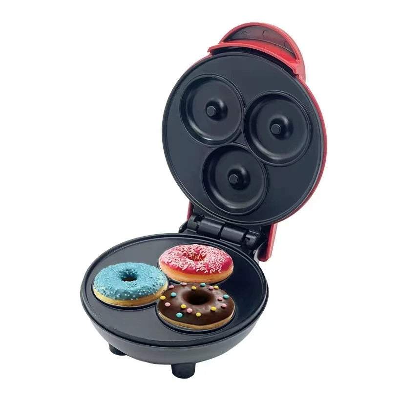 Home Sweet Donut Machine Breakfast Machine Internet Celebrity 3-Hole Cake Pancake Machine Light Food Machine Baking