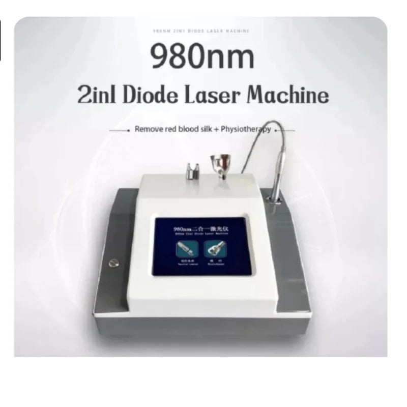 BEST 5 in 1 980nm Diode Laser Vascular Removal Machine Remove Spider Veins 980 Diode Laser Blood Vessels Removal Nail Fungus
