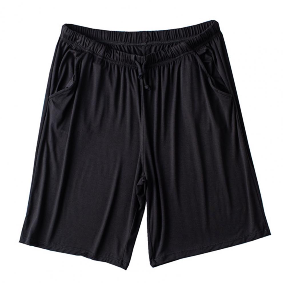 Men Silky Shorts Modal Summer Men Pajama Shorts Stay Cool Comfortable Men Shorts All-match Drawstring Shorts Men Accessories