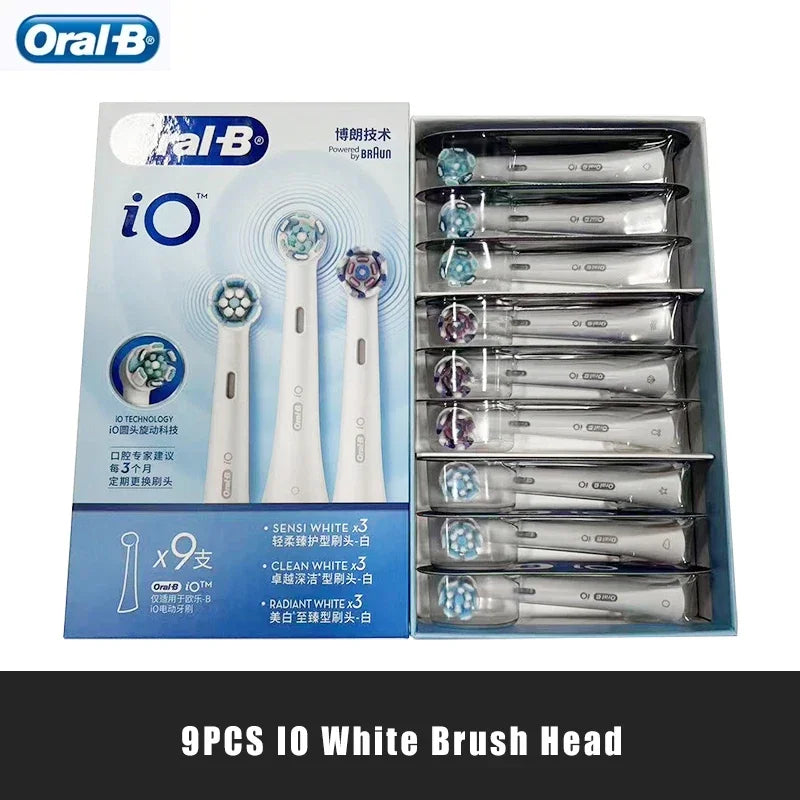 Oral B IO Series Brush Heads 1-9PCS Gentle Care Ultimate Clean Radiant White for Oral B Electric Toothbrushes IO5 IO7 IO8 IO9