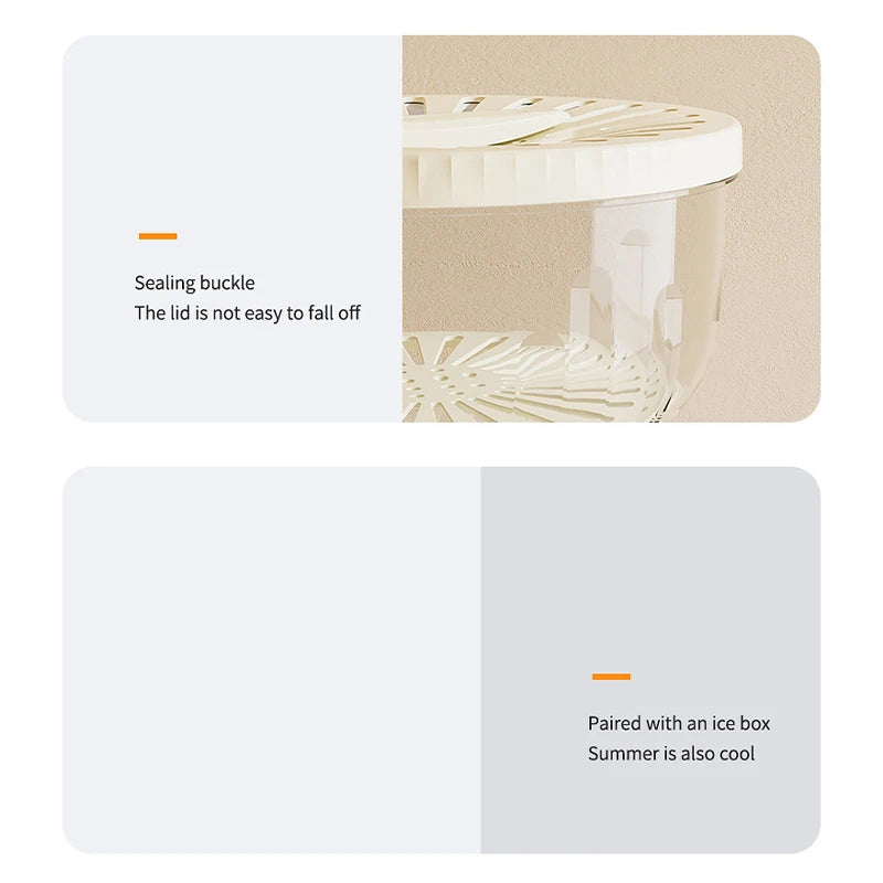 Fruit Strainer 2 In 1 Drainer And Strainer Multi-function Drain Basket Fruit Vegetable Washing Basket With Lid Drainer Tool Bowl