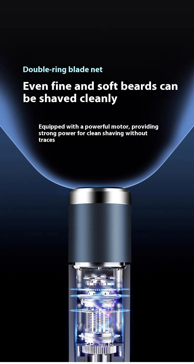 Men's 5-in-1 Electric Body Hair Trimmer Professional Hygienic Beauty Razor Shaver for Face Ear Nose - Professional Hair Trimmer