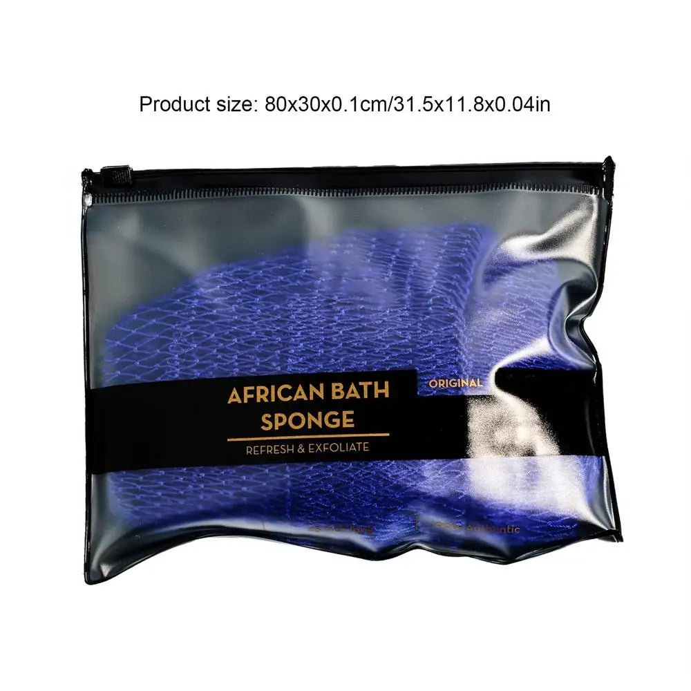 Colorful African Net Cloth Washcloth Body Exfoliator Reusable Bath Sponge Washcloth African Scrubbing Long Net Rag Shower