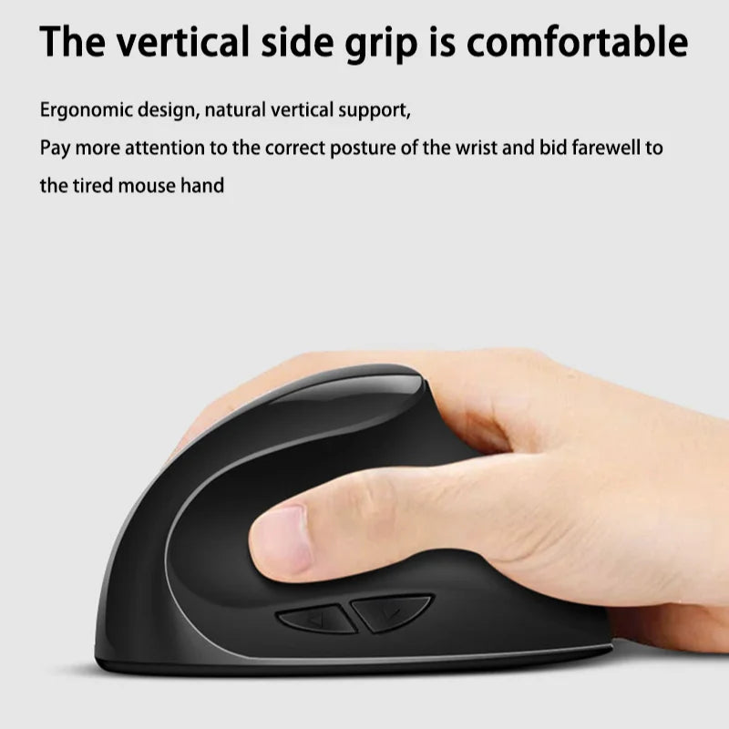 Xiaomi Hot Selling Rechargeable Vertical Mice Ergonomic Wireless Mouse 2.4G USB Receiver 1600 Adjustable DPI 6 Buttons Mouse New