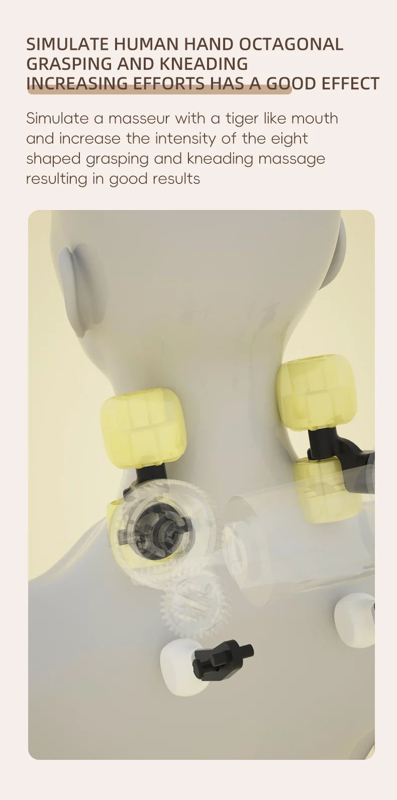 Neck And Shoulder Massager Wireless Shoulder And Back Kneading Massage Shawl Trapezius Neck Cervical masajeador