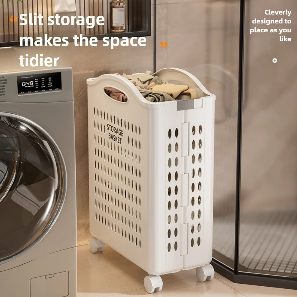Household foldable dirty clothes basket, dirty clothes storage basket, laundry basket, large capacity, not taking up much space