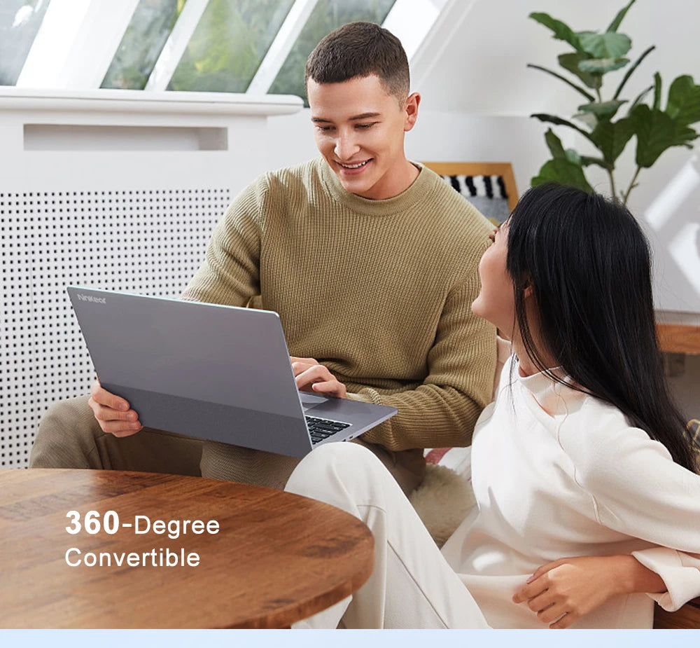 Ninkear YBOOK15 2 in 1 Laptop 360° flip 15.6' FHD IPS Touch Screen Tablet AMD Ryzen™ 3 3200U 16G DDR4+512GB SSD Windows 11 Pro