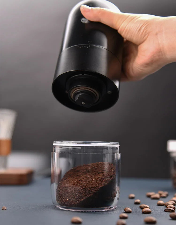 New Professional Portable Electric Coffee Grinder 1800mAh Strong Power Fast Bean Grinding Charging Low Noise Powder