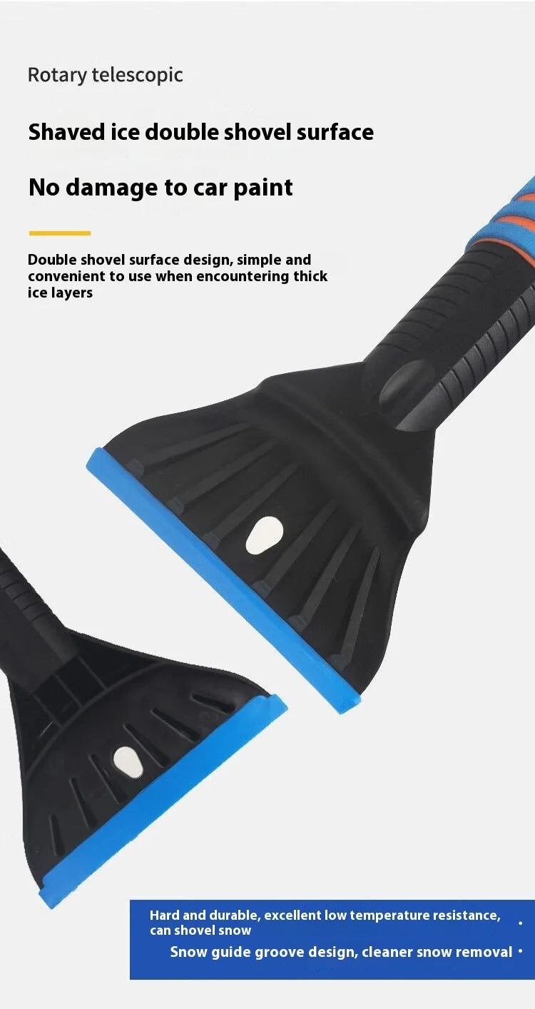Snow Removal Brush, Car Snow Shovel, Ice Scraper, Snow Removal Tool, Defrosting Shovel, Snow Scraper, Four-In-One
