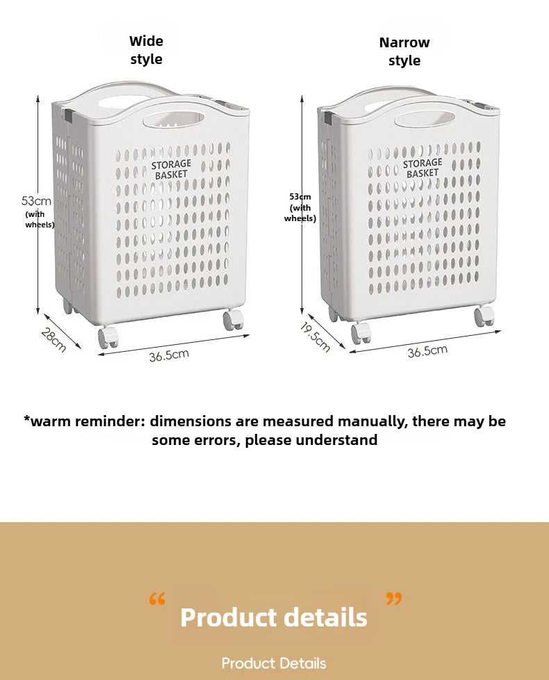 Household foldable dirty clothes basket, dirty clothes storage basket, laundry basket, large capacity, not taking up much space