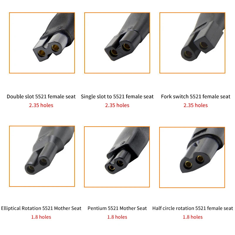 6/7/8PCS Power Cord 5V Universal Replacement Charger USB Adapter for All Kinds Hair Clippers Beard Trimmers Shavers Desk Lamps