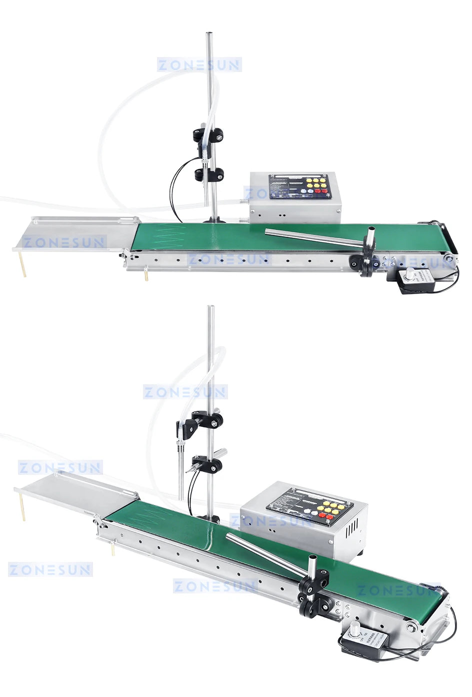 ZONESUN Automatic Single Head Liquid Filling Machine With Conveyor Perfume Oil Bottle Water filler ZS-DPYT1500 / ZS-DPYT3000