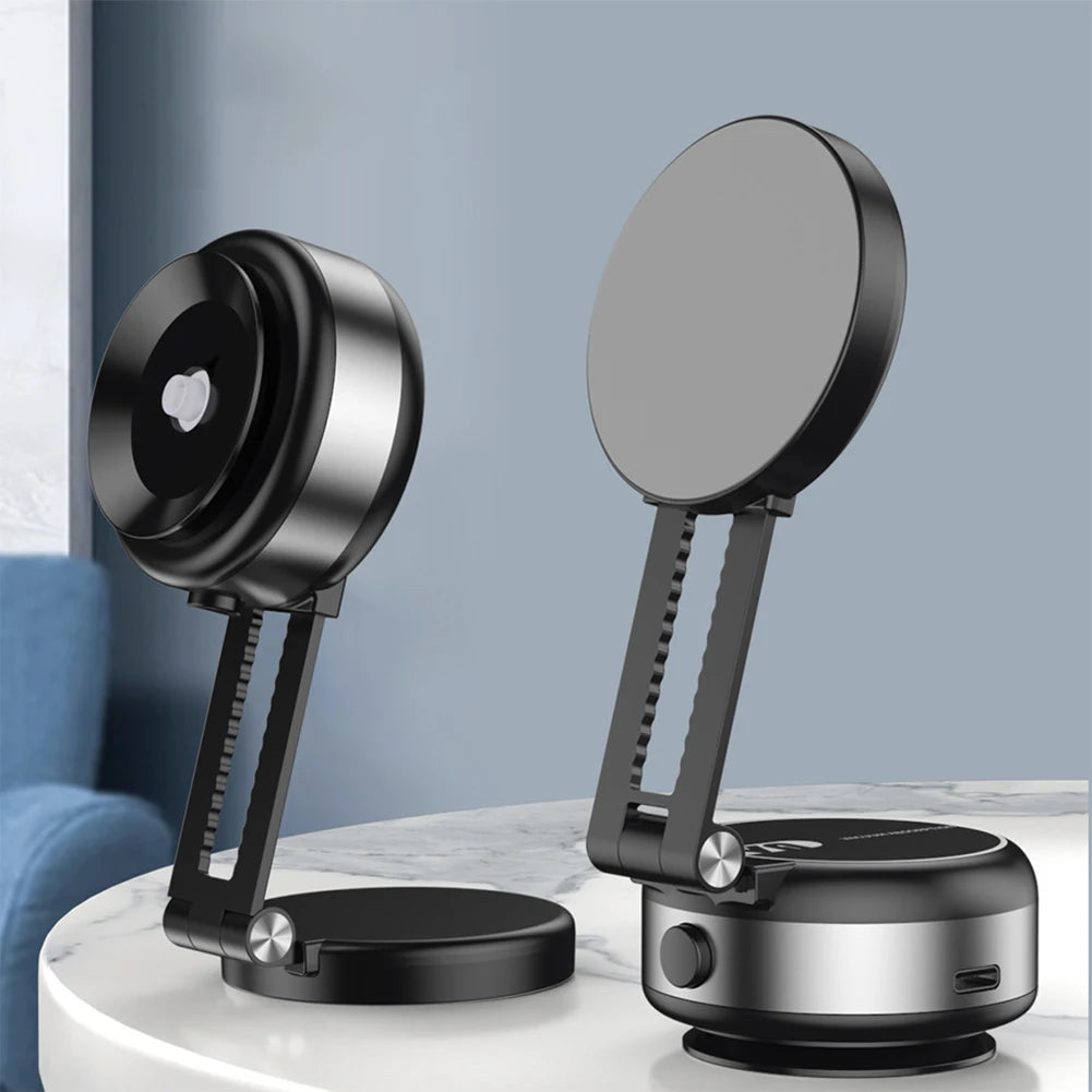 Magnetic Suction Cup Phone Mount for iPhone 16/15/14/13/12 Pro Max Plus Mini 360° Adjustable Magnetic Cell Phone Holder for Car