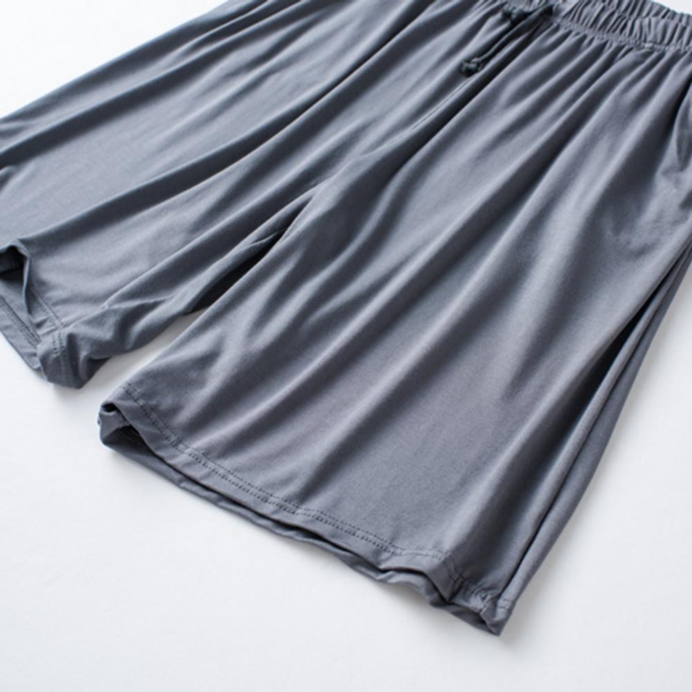Men Silky Shorts Modal Summer Men Pajama Shorts Stay Cool Comfortable Men Shorts All-match Drawstring Shorts Men Accessories