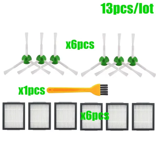 For iRobot Roomba i7 i7 i6 i8 i3 Plus E5 E7 E&I Series Hepa Filter Side Brush Main Brush Vacuum Cleaner Replacement Accessories