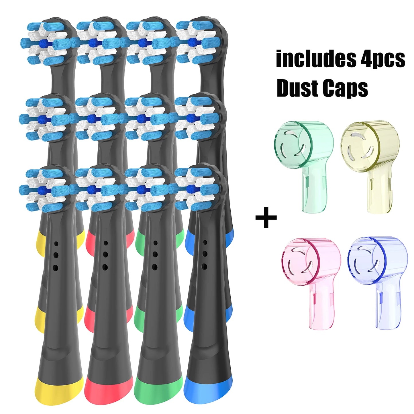 Replacement Brush Heads Compatible with Oral-B iO 3/4/5/6/7/8/9/10 Series Electric Toothbrush