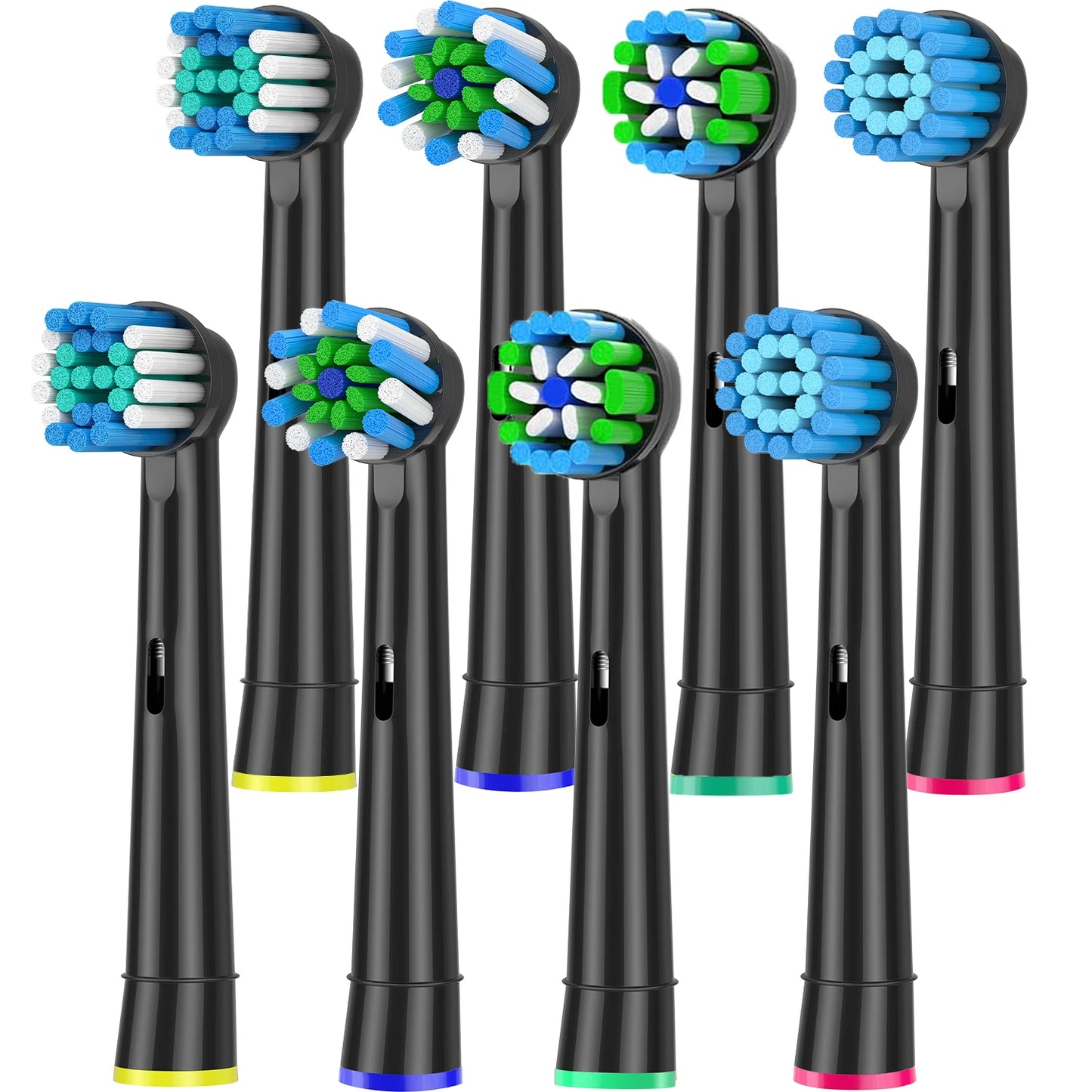 8pcs Toothbrush Head Compatible with Oral B Electric Toothbrush, Replacement Toothbrush Heads Fit for Oral b Vitality Pro