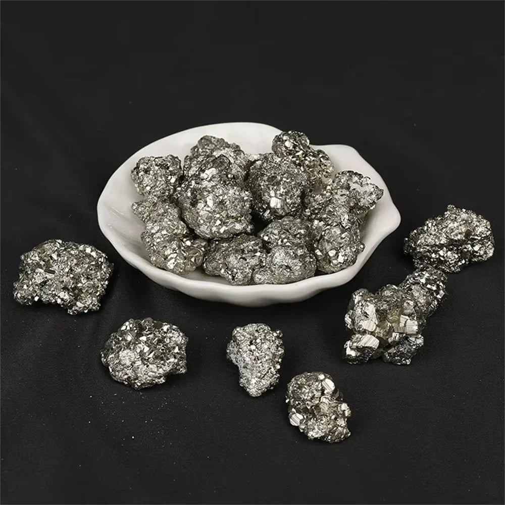 High-quality Pyrite Raw Tumbled Natural Tumbled Stones Crystals Healing Collection Enthusiasts Gifts Gemstones