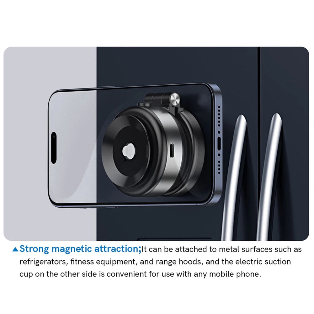 Magnetic Suction Cup Phone Mount for iPhone 16/15/14/13/12 Pro Max Plus Mini 360° Adjustable Magnetic Cell Phone Holder for Car