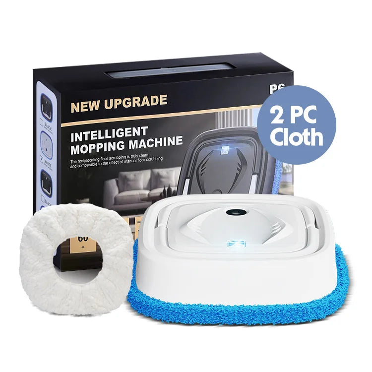 Household floor care robot, USB rechargeable, with humidifier function, combined with care solution,Waxing / Lightening / Care