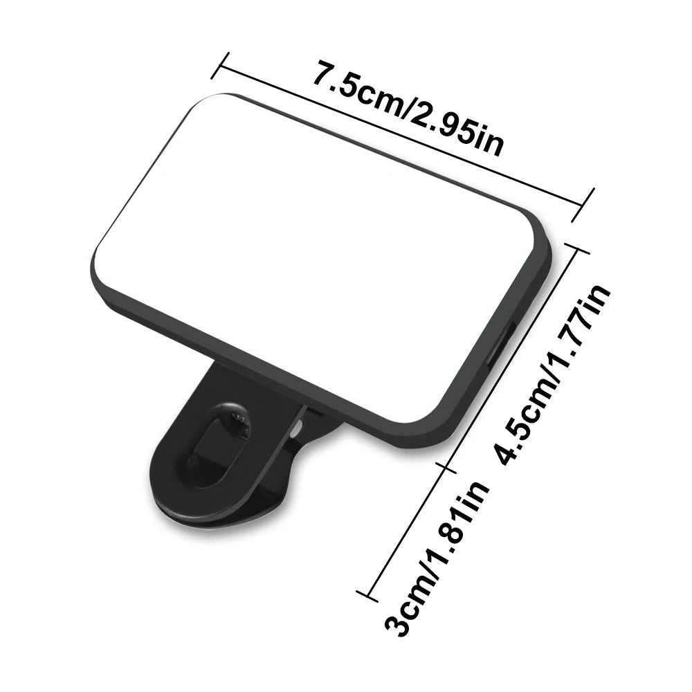 Mini Selfie Fill Light Rechargeable 3 Modes Adjustable Brightness Portable For Mobile Phone Computer LED Fill Light