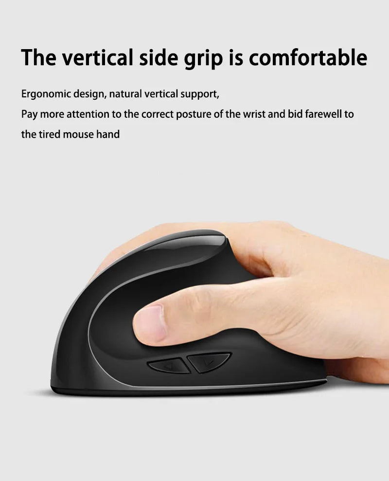 Xiaomi Hot Selling Rechargeable Vertical Mice Ergonomic Wireless Mouse 2.4G USB Receiver 1600 Adjustable DPI 6 Buttons Mouse New