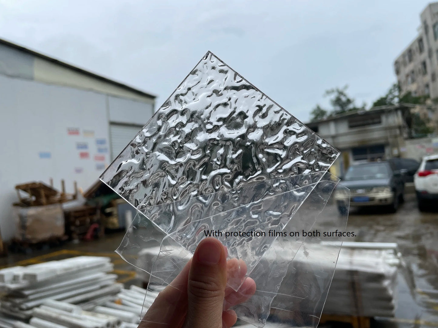 5MM PMMA Acrylic Board ClearTransparent Wave Ripple Surface Sheet Plexiglass For Painting/Jewel Display/Advertising/DIY Projects