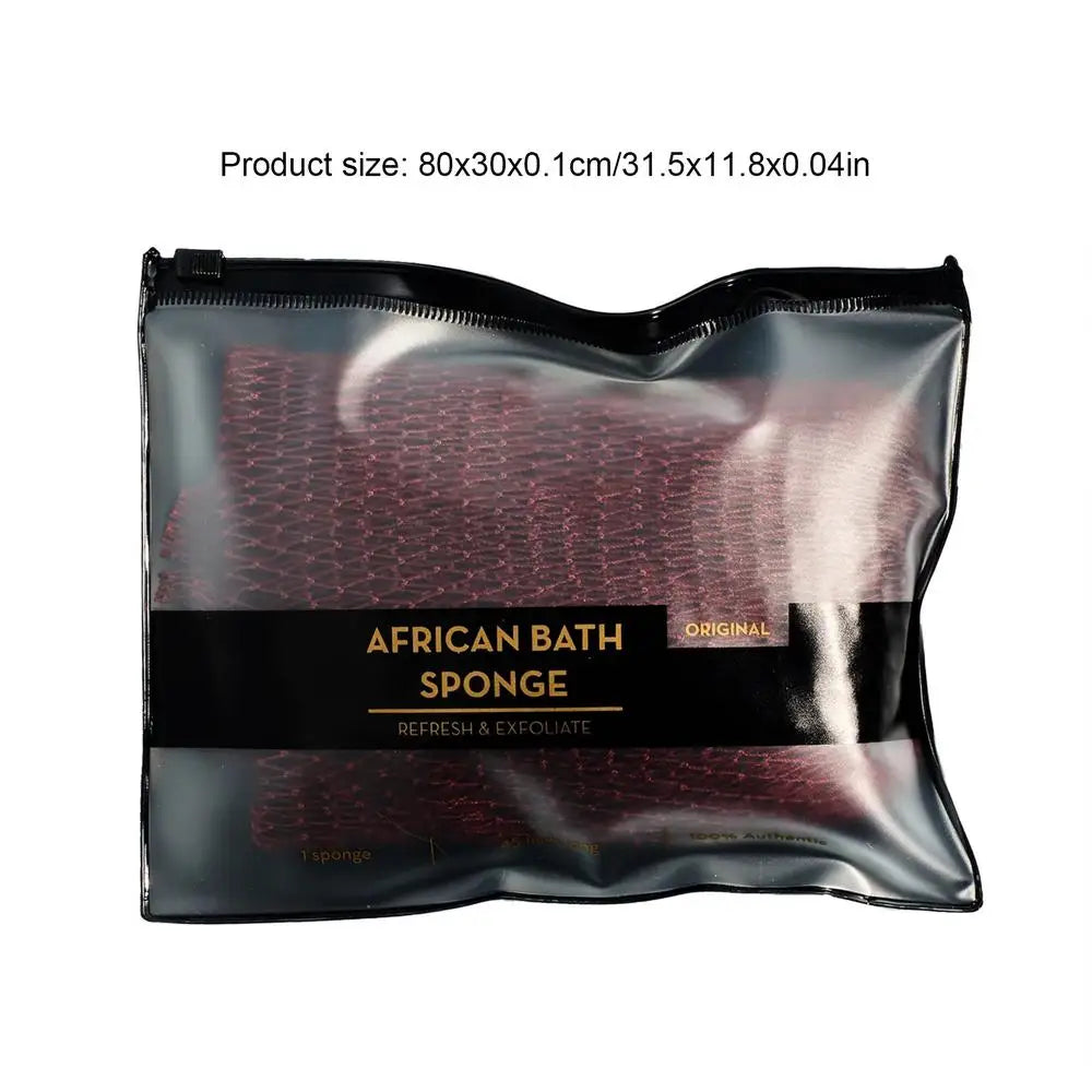 Colorful African Net Cloth Washcloth Body Exfoliator Reusable Bath Sponge Washcloth African Scrubbing Long Net Rag Shower