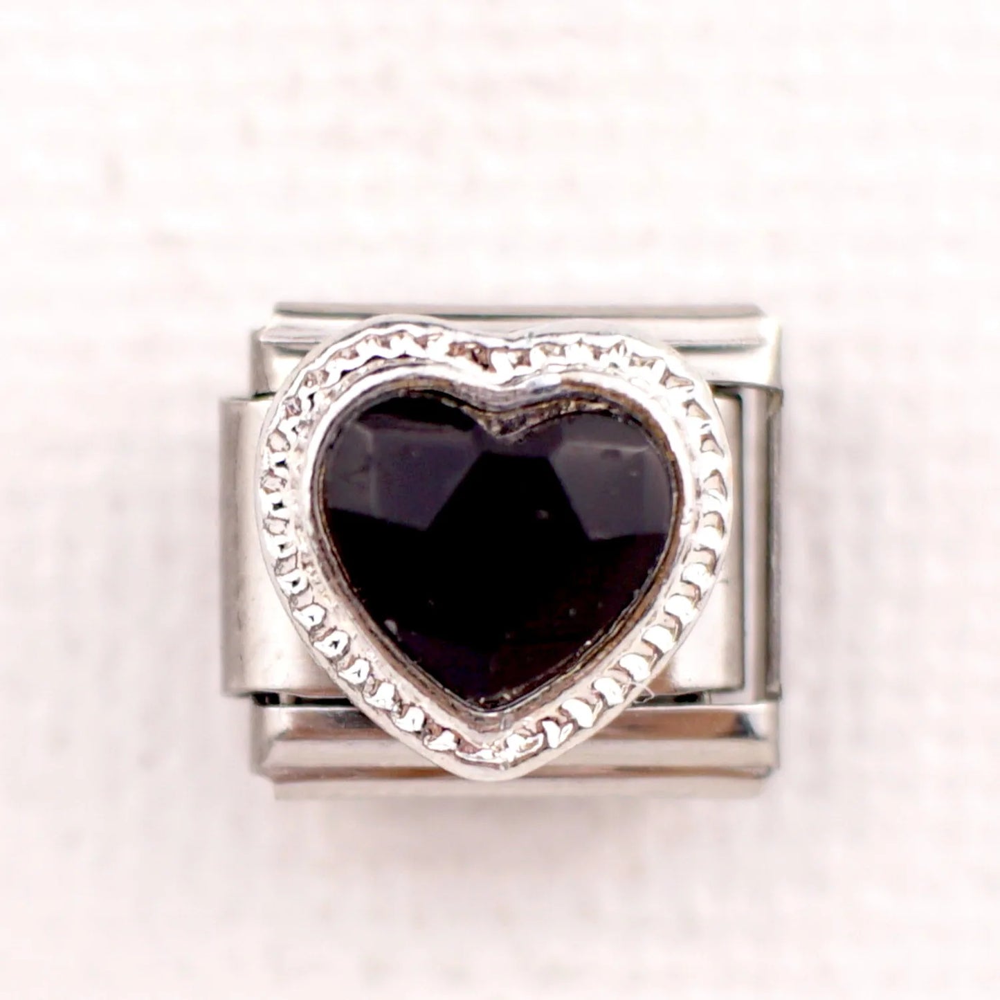 New Fashion Colorful Love Gemstone Style Italian Charm Fit 9mm Link Stainless Steel Bracelet Module DIY Women Men Jewelry Making