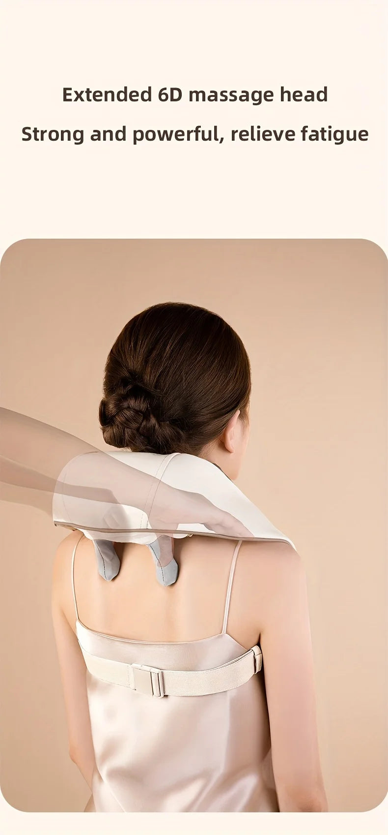 Electric Heat Neck Massage Shawl Shiatsu Kneading Cervical Spine Massager Car Home Back Shoulder Neck Trapezius Muscle Massager