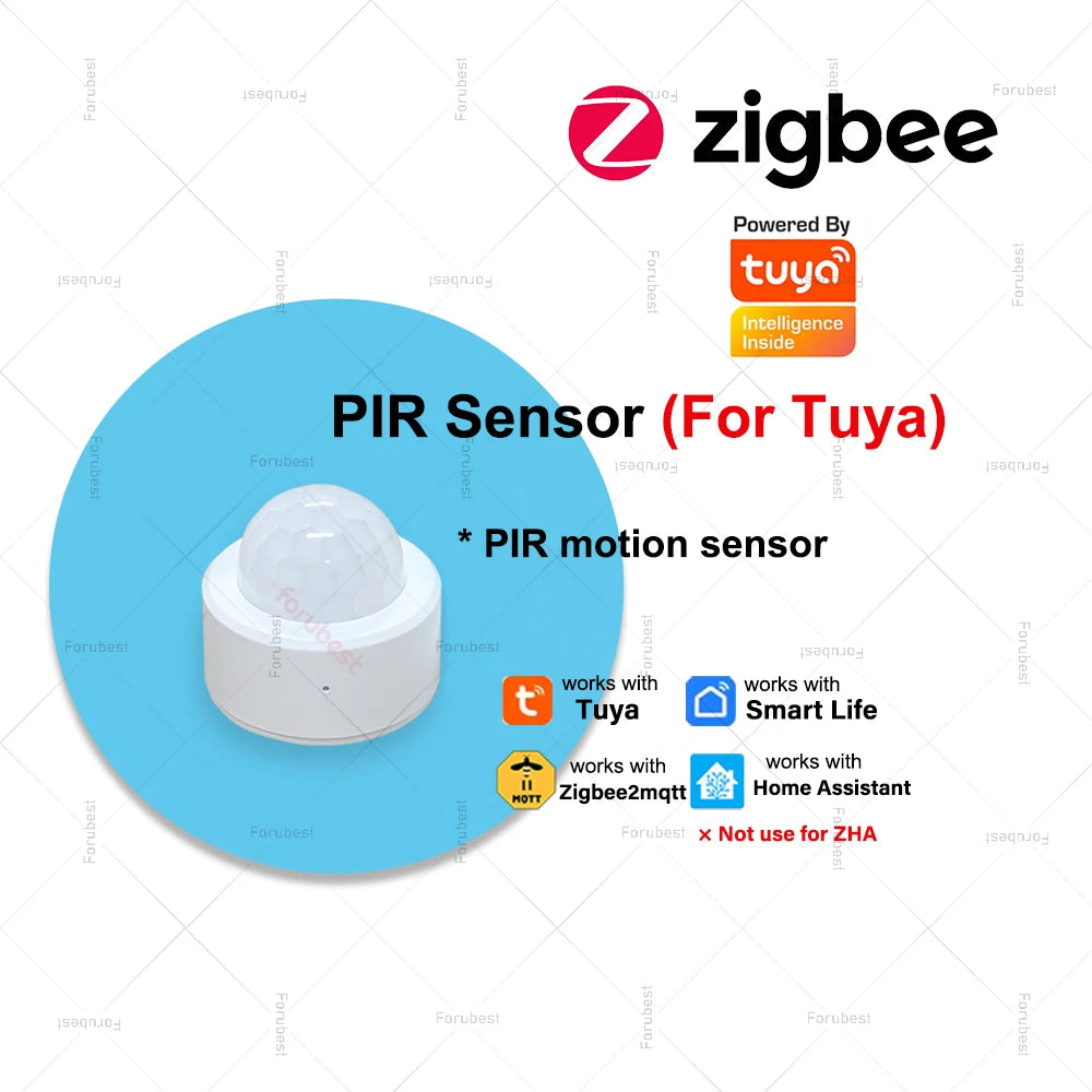 Zigbee PIR Motion Sensor Smart Human Body Infrared Detector Home Security Burglar Alarm Sensors For Tuya Smart Life Zigbee2mqtt