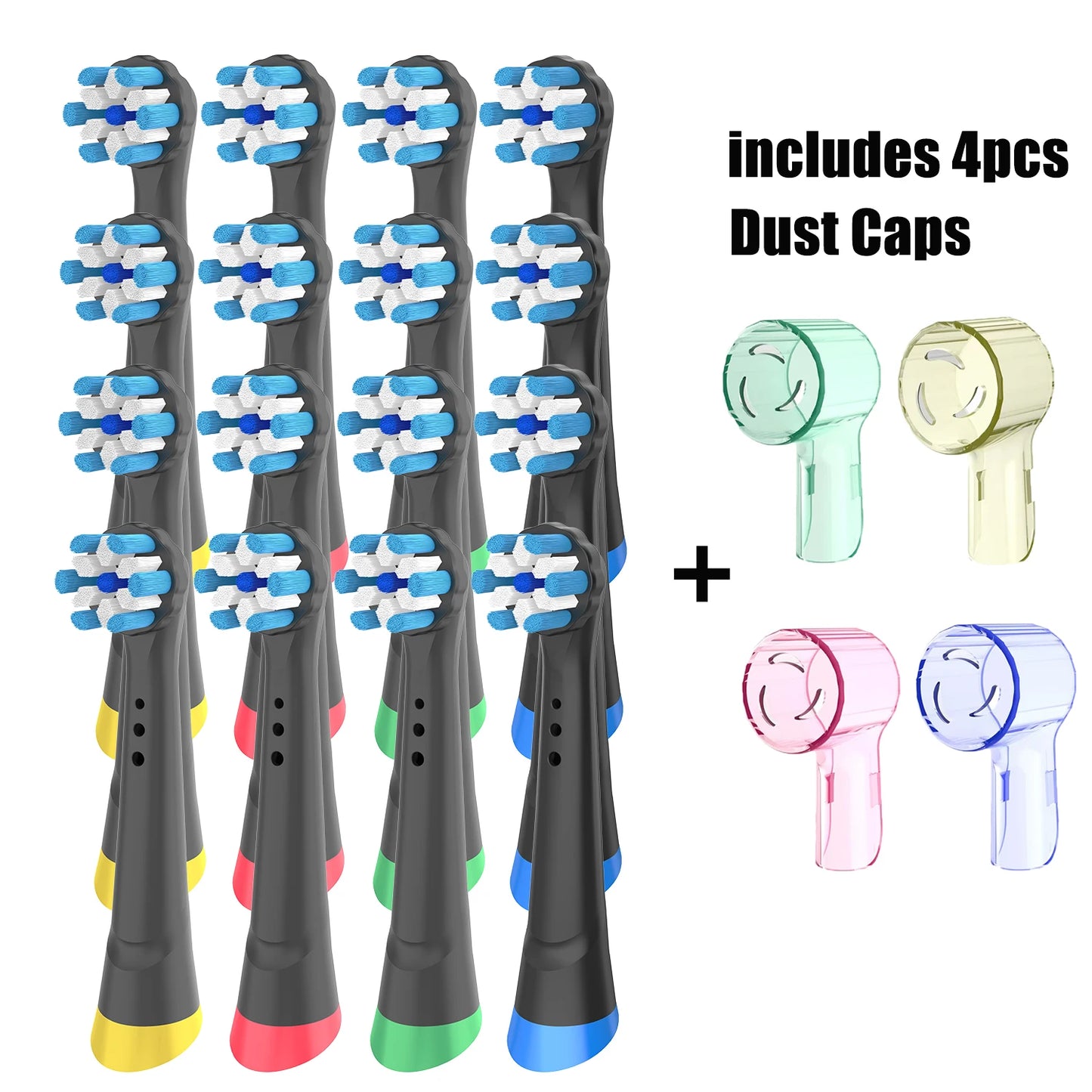 Replacement Brush Heads Compatible with Oral-B iO 3/4/5/6/7/8/9/10 Series Electric Toothbrush