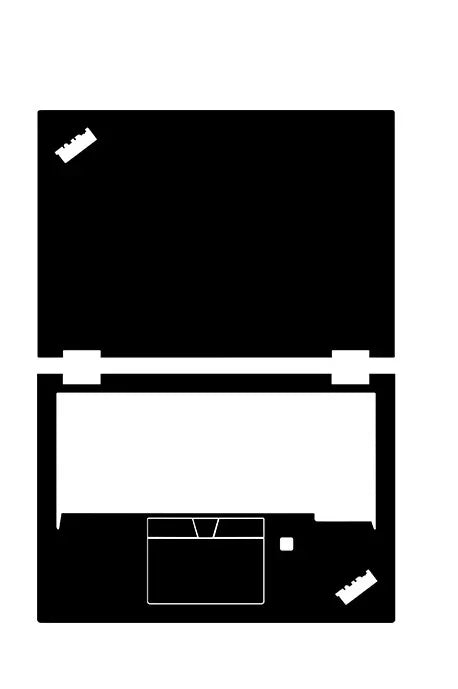 Pre-cut 1xTop+1xPalmrest Skin Sticker Cover Film For X390 Yoga P40 Yoga 260 370 L380 X380 Yoga 460 X1 Tablet Gen 1/2