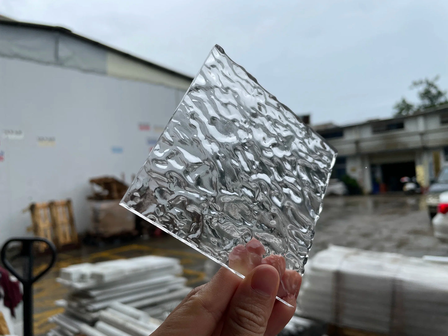 5MM PMMA Acrylic Board ClearTransparent Wave Ripple Surface Sheet Plexiglass For Painting/Jewel Display/Advertising/DIY Projects