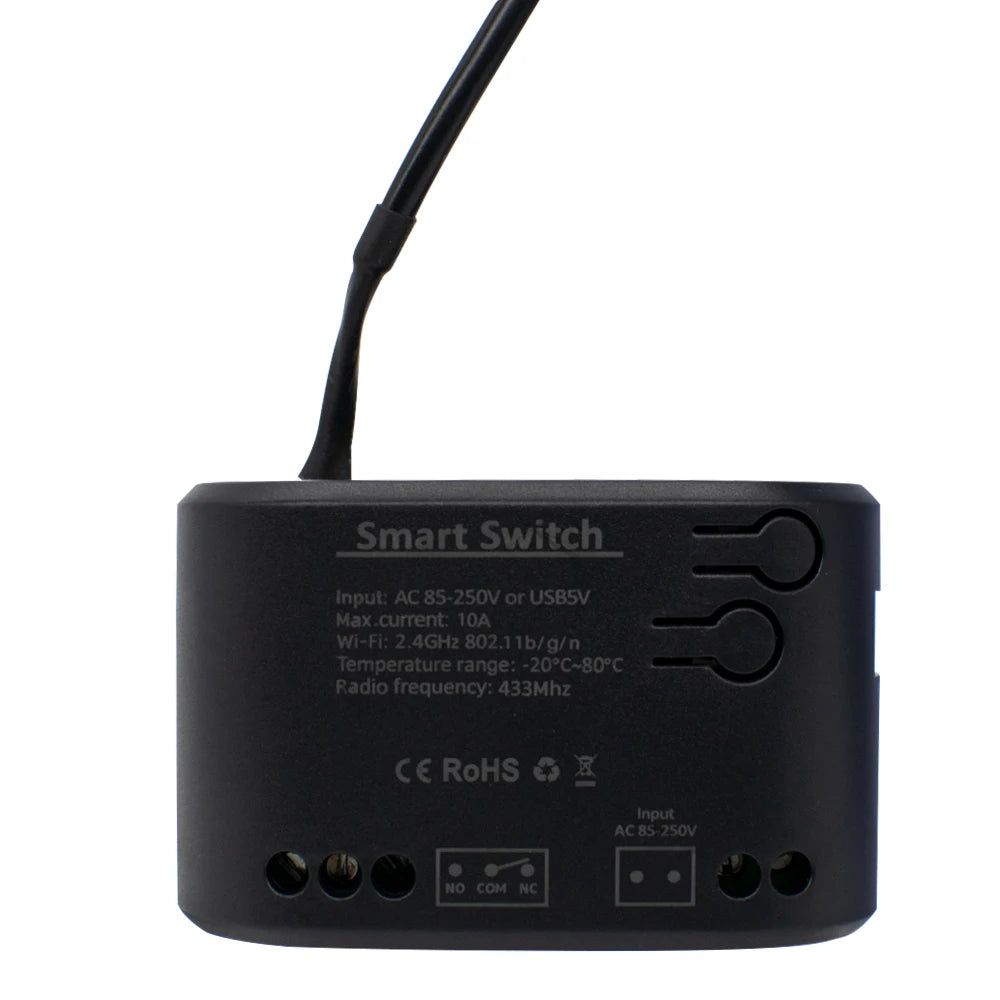 Smart Temperature Switch Tuya WiFi Smart Life Control 1 Gang 85-250V Monitoring Thermostat Passive Dry Contact Relay Match Alexa