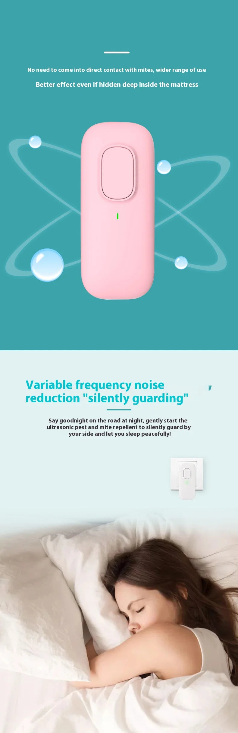 Mite Remover Household Bed Mite Eliminator Small Mite Nemesis Killing Instrument - Mite Removal Solution