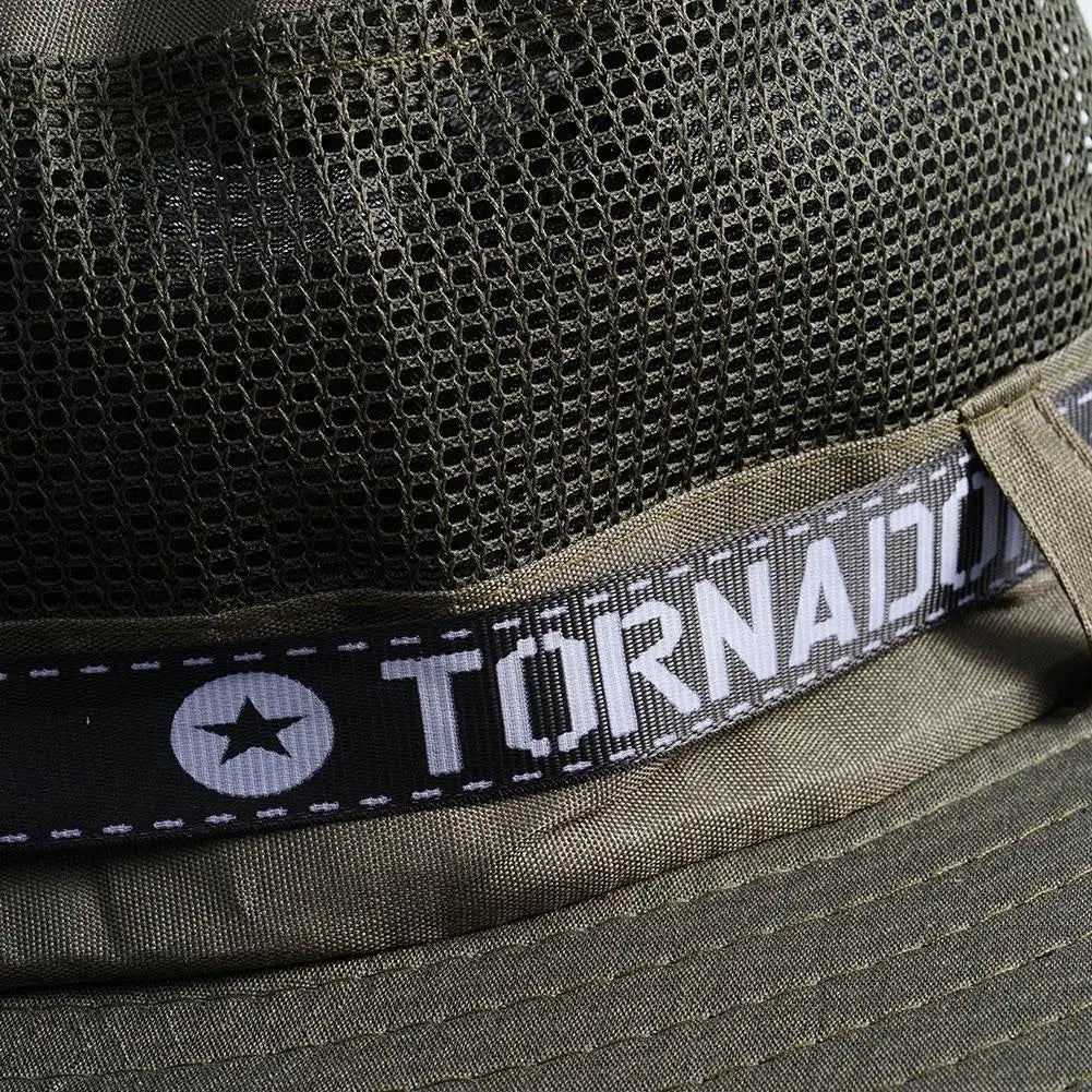 New Summer 15CM Large Brim Sun Hat Men Breathable Fishing Caps Sun UV Protection Mesh Fisherman Hat Hiking Outdoor Beach Cap